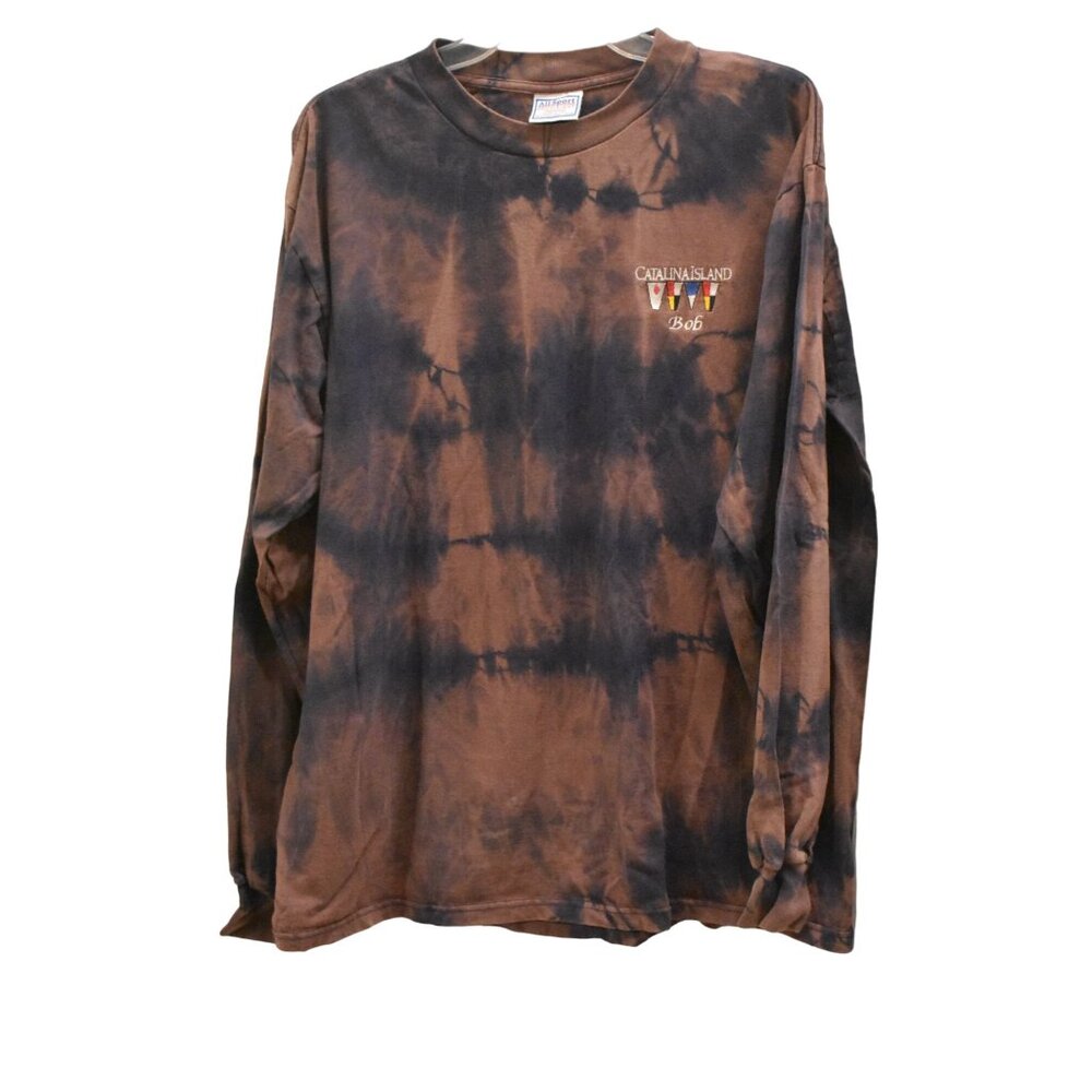 Men's Catalina Island Allsport Pro Weight Bleach Dyed Long Sleeve T-shirt XL